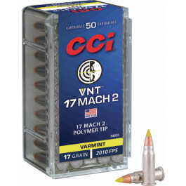 CCI CCI 948CC Varmint VNT 17 HM2 17 gr Polymer Tip - 50rd Box