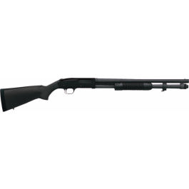 Mossberg 51660 590A1 Pump 12GA 20" 3" 8+1 Black Synthetic Stock Parkerized
