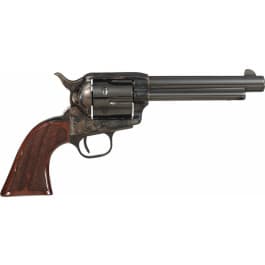 Taylors&Co 555129 Taylor Gambler 357 RemMag 5.5" 6rd Walnut Grip CH Blued