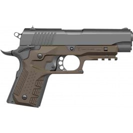 <em>Recover</em> <em>Tactical</em> <em>CC3C</em>-02 <em>Grip</em> & <em>Rail</em> <em>System</em> Tan Polymer Picatinny for Compact 1911