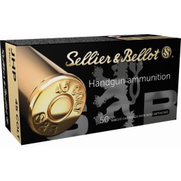 Sellier & Bellot SB45F Handgun 45 Colt (LC) 230 gr Jacketed Hollow Point (JHP) - 50rd Box