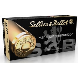 Sellier & Bellot SB40C 40 S&W 180 Jacketed Hollow Point - 50rd Box