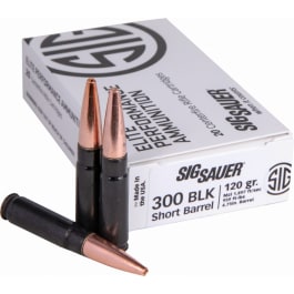 Sig Sauer SIG Sauer E300H1SBR20 Elite Copper Duty 300 Blackout 120 gr Copper Solid - 20rd Box