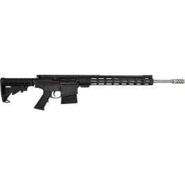 Great Lakes Firearms AR10 Rifle, 6.5 Creedmoor, <em>20</em>" 416r Stainless Steel Barrel, 15.25" M-LOK Rail, 6 Position M4 Stock, Black Cerakote Finish- GL1065SS BLK