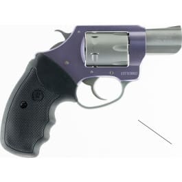 Charter Arms 52340 Pathfinder Lite Lavender Single 22 WMR 2" 6 Black Rubber Grip Lavender Aluminum Frame Stainless