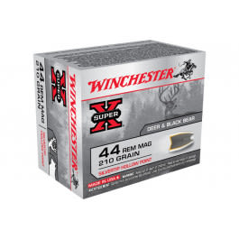 Winchester Winchester Ammo W44MST Silvertip 44 Rem Mag 210 GRJacketed Hollow Point (JHP) - 20rd Box