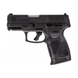 Taurus 1G3C9312X10 G3c Matte Stainless Steel 3.20" Barrel 10+1, Polymer Frame With Picatinny Acc. Rail, Tenifer Matte Black Steel Slide, Re-Strike Capability, Manual Safety