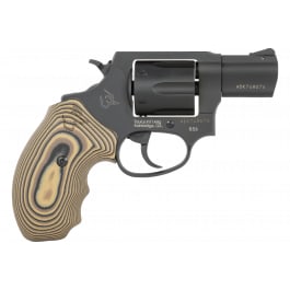 Taurus 285621VZ19 856 6rd 2", Matte Black Carbon Steel, Brown VZ Cyclone Grip Revolver