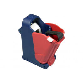 Maglula UP60US Lula Loader & Unloader Double & Single Stack Style made of Polymer with Red, White, and Blue Finish for 9mm Luger, 45 ACP Pistols