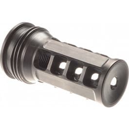 HuxWrx Safety Co. Muzzle Brake-QD 762 1574 Black with 5/8x24 Threads, 2.30" OAL, 7.62/.30 Caliber