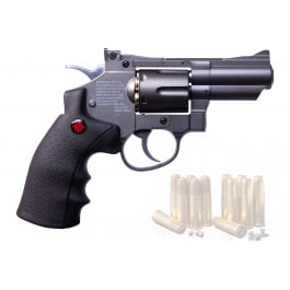 <em>Crosman</em> SNR357 SNR357 CO2 177 BB 6rd Gray Metal Overall Silver Accents with Black Rubber Grip