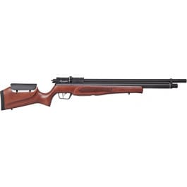 <em>Crosman</em> BP22SAW Marauder Semi-Auto Air Rifle Powered by PCP, 22 Pellet Caliber with 10rd Capacity, Black Metal Finish & Turkish Walnut Fixed Adjustable Cheekpiece Stock