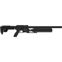 <em>Crosman</em> BPG22S Gunnar Pre-Charged Pneumatic 22 Pellet Overall Black with Adjustable Stock & Adj Regulator