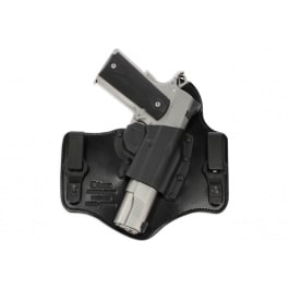 Galco Galco KT801RB KingTuk Deluxe IWB Black Kydex/Leather UniClip Fits Glock 43/43X/Springfield Hellcat PRO Left Hand