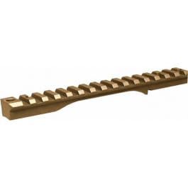 Christensen Arms 8100001204 <em>Scope</em> <em>Base</em> Burnt Bronze Cerakote Aluminum For <em>Remington</em> <em>700</em> Rifle Short Action 0 MOA