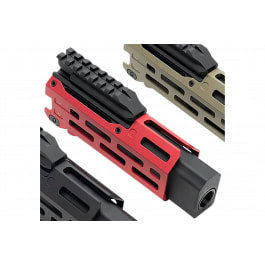 <em>Strike</em> <em>Industries</em> CEVO-HG-6-RED <em>Strike</em> 6" M-Lok Red Aluminum with Faux Suppressor for <em>CZ</em> <em>Scorpion</em> <em>EVO</em> (7.72" Barrel Length)