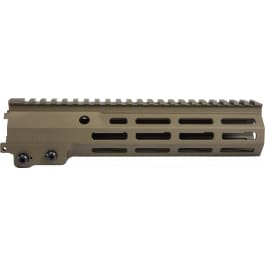 Geissele Automatics 05651S Super Modular Rail MK16 9.50" M-LOK, Desert Dirt Aluminum for AR Platform, <em>Barrel</em> <em>Nut</em> Included