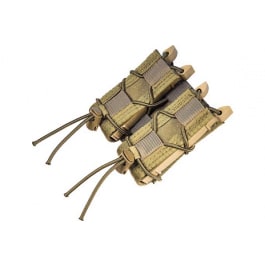 <em>High</em> Speed Gear 11PT02OD Taco Mag Pouch Double Style made of Nylon with OD Green Finish & Molle Mount Type compatible with Pistol Mags