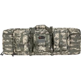 GPS Bags GPSDRC36ACU Double 36" A-TACS AU 600D Polyester with 2 Padded Pistol Sleeves, Molle Webbing & Lockable Zippers