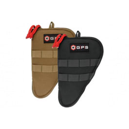 GPS Bags GPS1004CPCB Contoured with Black Finish with Lockable Zipper for 4" or Less Barrel Handgun