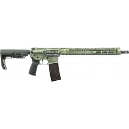 Black Rain Ordnance Spec15 16" 30+1, Jungle Camo Cerakote, Black MFT Minimalist Stock & Grip