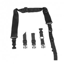 NcStar NCSTAR AARS2PB VISM Sling Extra Wide Adjustable Bungee Black Nylon Strap w/Elastic Shock-Cord
