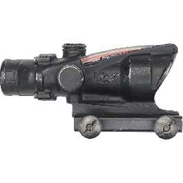 <em>Trijicon</em> <em>ACOG</em> RCO 4X32 Rifle Scope - Red Tritium Chevron Reticle - Military Surplus - Various Condition Codes