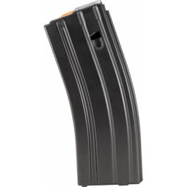 C-Products 3023001178CPD AR-15 30 Rd Magazine in .223 Rem / 5.56 Black Aluminum w/ Orange Follower