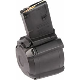 <em>Magpul</em> MAG576-BLK <em>PMAG</em> <em>D-60</em> GEN M3 Black Drum 60rd 223 Rem, 5.56x45mm NATO for AR-15, M16, M4