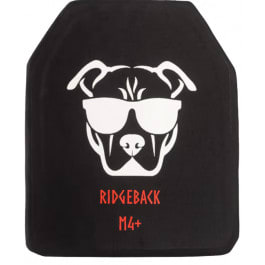 Guard Dog Body Armor <em>Level</em> 4+ Ridgeback Multicurve 10X12 UHMWPE <em>Plate</em> - RIDGEBACK