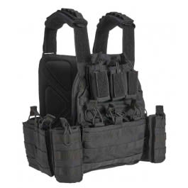 Guard Dog Body Armor Sheppard <em>Plate</em> Carrier - Black- W/ Quick Disconnects - SHEPPARD-BLK