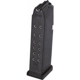 Glock MF19015 OEM  Black Detachable 15rd 9mm Luger for Glock 19