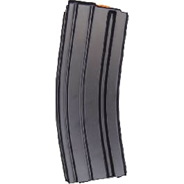 AR-15 .223/5.56NATO 30 Round Aluminum Aftermarket Magazine With Gray Follower - Black 