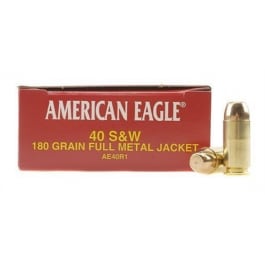 Federal Federal AE40R1 American Eagle 40 S&W 180 gr Full Metal Jacket (FMJ) - 50rd Box