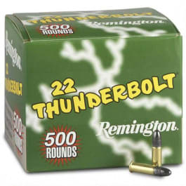 Remington Thunderbolt .22 LR <em>40 GR</em> LRN Lead Round Nose <em>Ammo</em> - 500rd Box