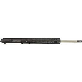 Aero Precision M5E1 Enhanced 22" 6.5 Creedmoor Stainless Steel Complete Upper Receiver with 15" Enhanced M-LOK Handguard - Anodized Black - APAR308554M46