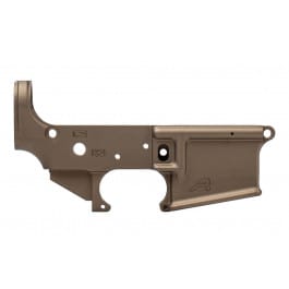 Aero Precision AR15 Stripped Lower Receiver, Gen 2 with Trigger Guard - Kodiak Brown Anodized - APAR501204C
