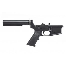 Aero Precision AR15 Carbine <em>Complete</em> <em>Lower</em> Receiver with A2 Grip, No Stock - Anodized Black - APAR501374