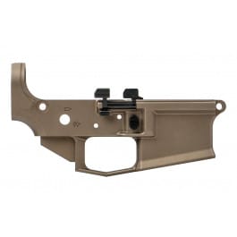 Aero Precision M4E1 PRO, Ambidextrous Controls, Stripped Lower Receiver - Kodiak Brown Anodized - APAR600032AC
