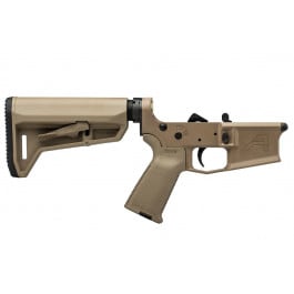 <em>Aero</em> <em>Precision</em> <em>M4E1</em> <em>Complete</em> <em>Lower</em> Receiver with FDE MOE Grip & SL-K Carbine Stock - FDE Cerakote - APAR600184