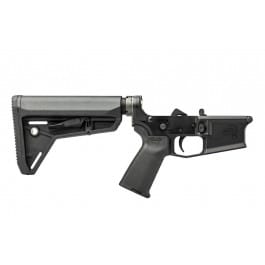 <em>Aero</em> <em>Precision</em> <em>M4E1</em> <em>Complete</em> <em>Lower</em> Receiver with MOE Grip & SL Carbine Stock - Anodized Black - APAR600185