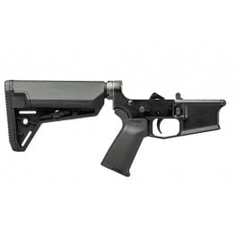 <em>Aero</em> <em>Precision</em> <em>M4E1</em> <em>Complete</em> <em>Lower</em> Receiver with Black MOE Grip & SL-S Carbine Stock - Anodized - APAR600187