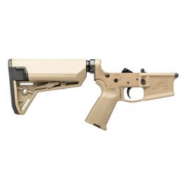 <em>Aero</em> <em>Precision</em> <em>M4E1</em> <em>Complete</em> <em>Lower</em> Receiver with FDE MOE Grip & SL-S Carbine Stock - FDE Cerakote - APAR600188