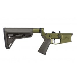 <em>Aero</em> <em>Precision</em> <em>M4E1</em> <em>Complete</em> <em>Lower</em> Receiver with MOE Grip & SL Carbine Stock - ODG Anodized - APAR600564