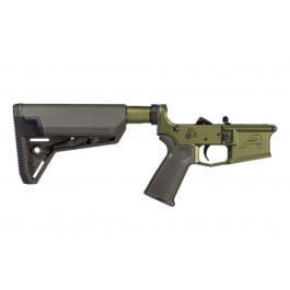 <em>Aero</em> <em>Precision</em> <em>M4E1</em> <em>Complete</em> <em>Lower</em> Receiver with MOE Grip & SL-S Carbine Stock - ODG Anodized - APAR600568