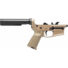 Aero Precision EPC-<em>9</em> <em>Complete</em> <em>Lower</em> Receiver with Magpul Grip - No Stock - Cerakote FDE - APAR620553