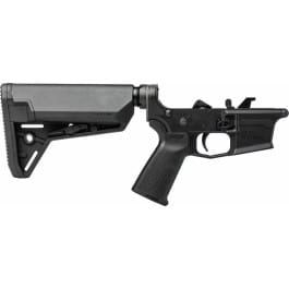 Aero Precision EPC-<em>9</em> <em>Complete</em> <em>Lower</em> Receiver with Magpul Grip - Magpul SL-S Stock - Anodized Black - APAR620566