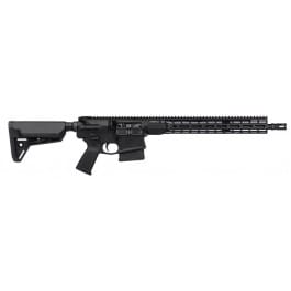 Aero Precision M5 Threaded Complete Rifle, <em>16"</em> <em>.308</em> <em>Winchester</em> Mid-Length Barrel, RM15 M-LOK Handguard, MOE Grip & SL-S Stock - Black - APCR650044