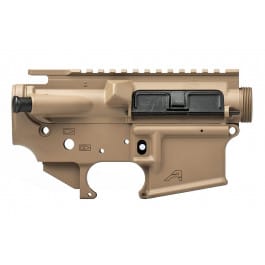 Aero Precision AR15 Threaded Assembled <em>Receiver</em> <em>Set</em> - Cerakote FDE - APCS100821