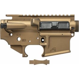 Aero Precision AR15 Threaded Assembled <em>Receiver</em> <em>Set</em> w/ Trigger Guard - Burnt Bronze Cerakote - APCS100823